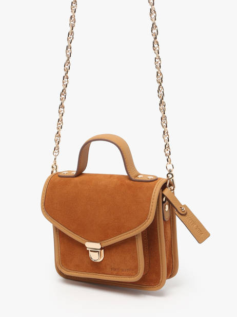 Shoulder Bag La Suite Leather Paul marius Orange la suite GEOX2SUI other view 2