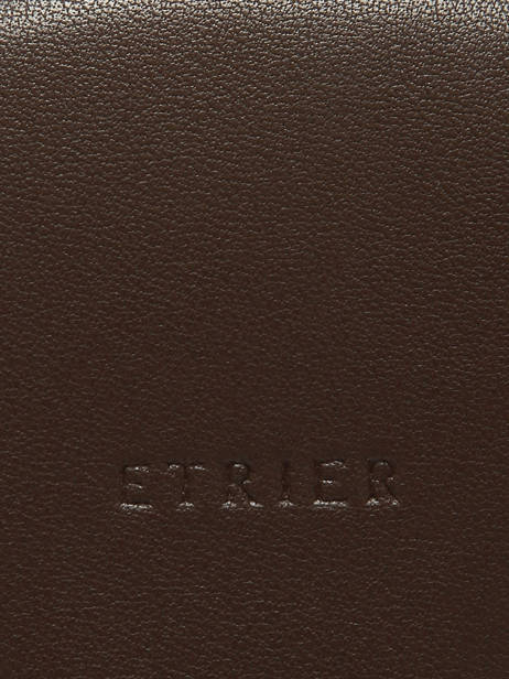 Leather Oxer Wallet Etrier Brown oxer EOXE090M other view 5