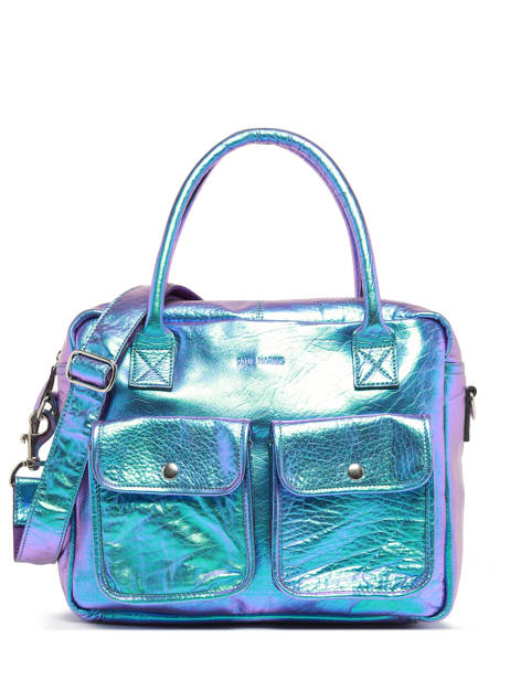 A4 Size Satchel Paul marius Blue scarabee DANDYSCA
