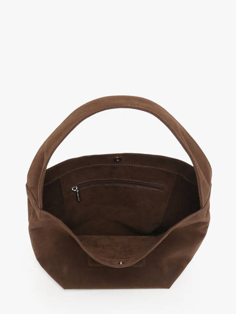 Shoulder Bag Suedine Kba Lancaster Brown suedine kba 60 other view 3