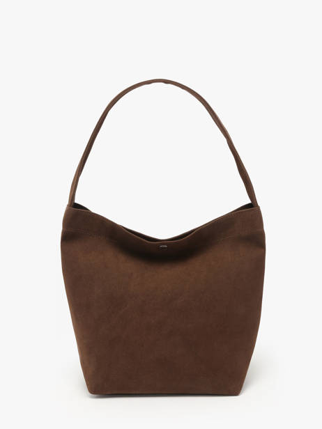 Shoulder Bag Suedine Kba Lancaster Brown suedine kba 60 other view 4
