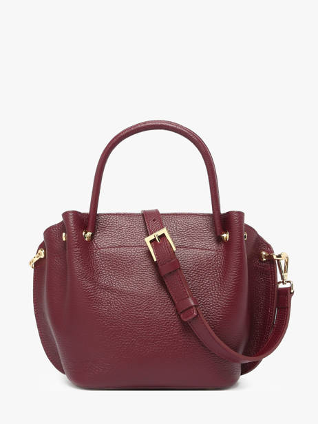 Leather Foulonné Double Satchel Lancaster Red foulonne double 18 other view 4