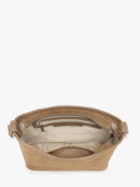 Shoulder Bag Suede Leather Lancaster Beige suede 80 other view 3