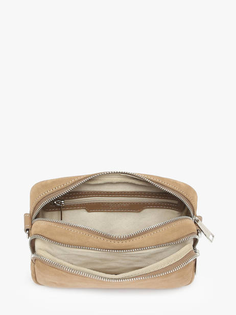 Shoulder Bag Suede Leather Lancaster Beige suede 65 other view 3