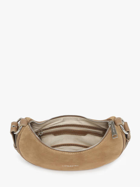 Shoulder Bag Suede Leather Lancaster Beige suede 81 other view 3
