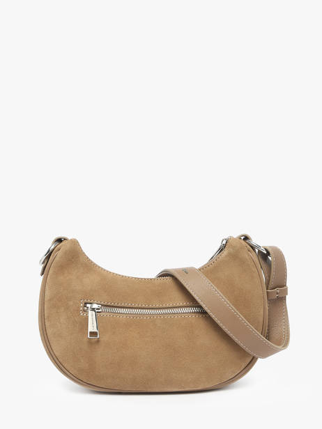 Shoulder Bag Suede Leather Lancaster Beige suede 81 other view 4