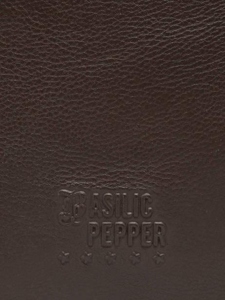 Shoulder Bag Cow Leather Basilic pepper Brown cow BCOW78 other view 4