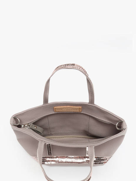 Crossbody Bag Baby Cabas Sequins Vanessa bruno Gray cabas 1V40410 other view 2