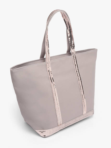Large Zipped Shoulder Bag Le Cabas Sequins Vanessa bruno Gray cabas 1V40409 other view 1