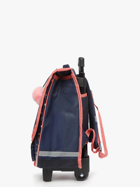 1 Compartment Wheeled Satchel Milky kiss Blue fantasy fables 3700524 other view 2