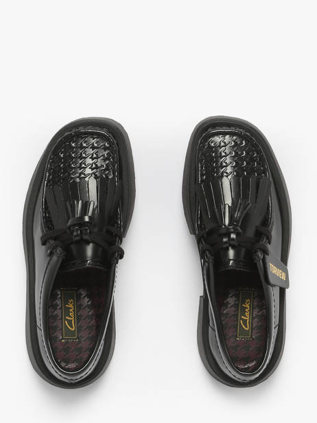 Derby Shoes Torview In Leather Clarks Black women 26184943 other view 4