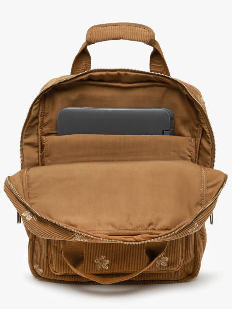1 Compartment Backpack Roxy Brown back to school RJBP4933 other view 3