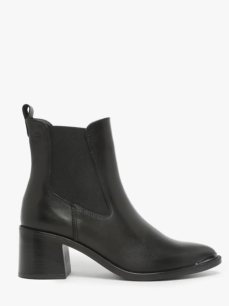 Bottines à Talon En Cuir Tamaris Noir women 45