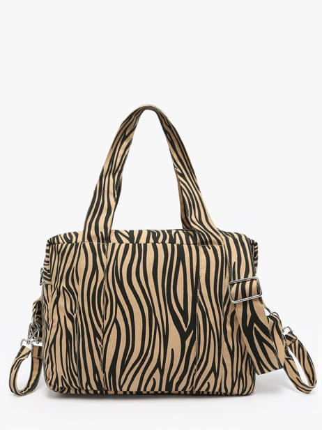 Sac à Main Mini Darcy Coton Recyclé Rivedroite Bleu wild tribe MDARCWIL vue secondaire 4