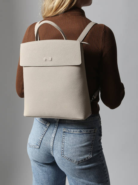 Sac à Dos Cassandra Cuir Nathan baume Beige nathan 22 vue secondaire 1