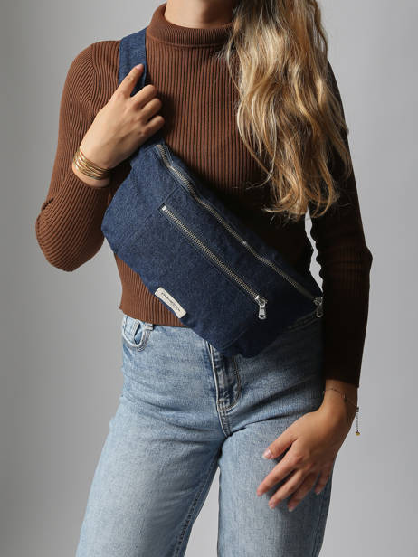 Recycled Cotton Orsel Belt Bag Rivedroite Blue timeless ORSELTIM other view 1