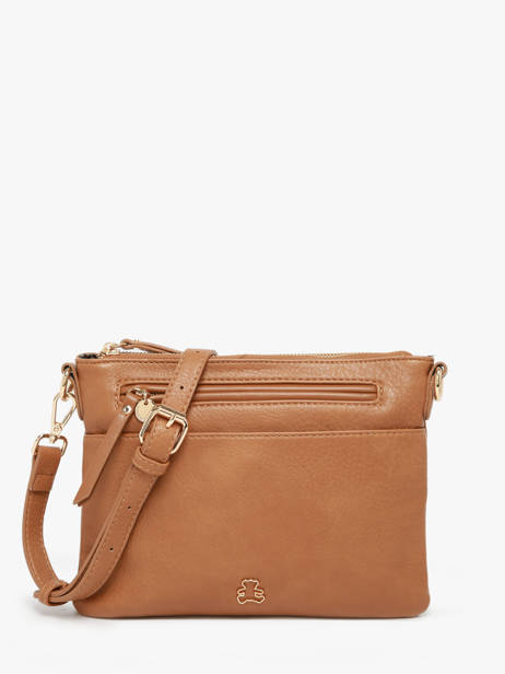 Sac Bandoulière Zip Lulu castagnette Marron zip ZAHARA