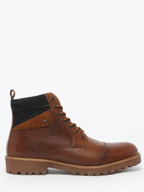 Boots Tuto In Leather Redskins Brown men TUTO
