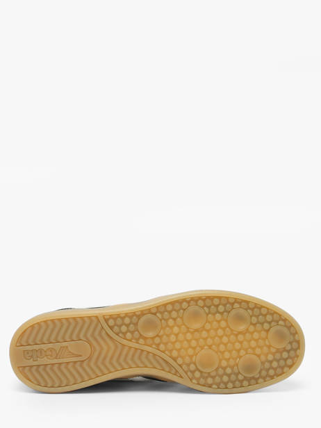 Sneakers En Cuir Gola Noir men CMB735 vue secondaire 4