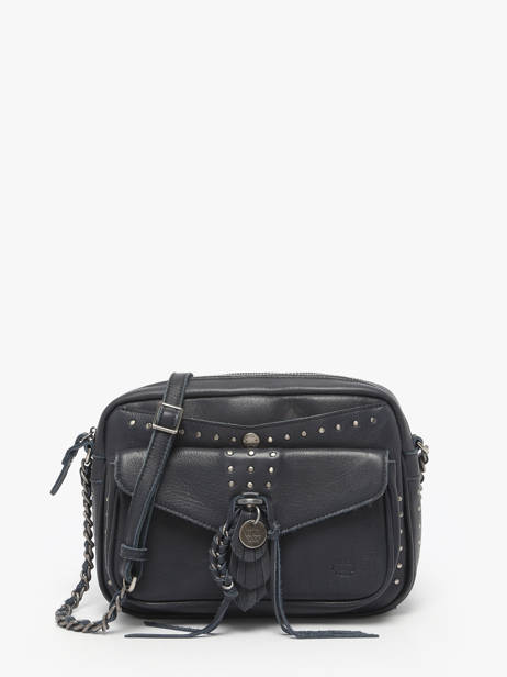 Shoulder Bag Vintage Leather Mila louise Blue vintage 3327CL