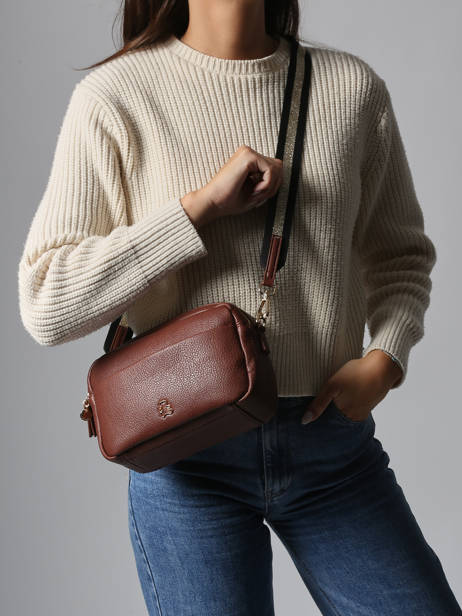 Shoulder Bag Soft Lulu castagnette Brown soft YAHIA other view 1