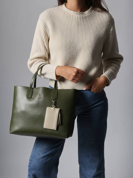 Sac Bandoulière Th Icon Tommy hilfiger Vert th icon AW17683 vue secondaire 1