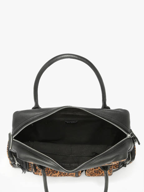 Handbag Leopard Leather Paul marius Black leopard DANDL90S other view 3