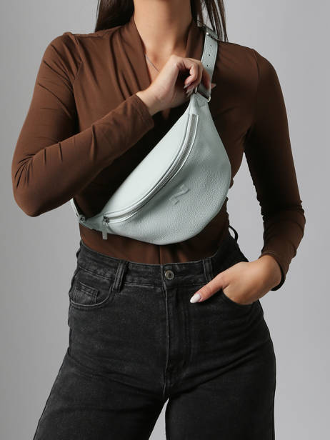 Leather Small Derby Belt Bag Nathan baume Blue n city 25 other view 1