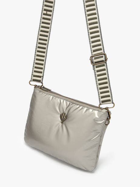 Shoulder Bag Doudoune Le voyage en panier Silver doudoune AHP231 other view 2