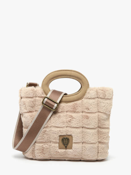 Shoulder Bag Quadri Le voyage en panier Brown quadri AHP271