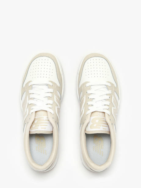 Sneakers En Cuir New balance Blanc boy BB480LBB vue secondaire 4