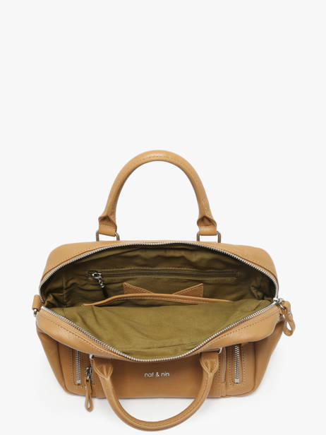 Leather Baby Macy Crossbody Bag Nat et nin Beige vintage BABYMACY other view 3