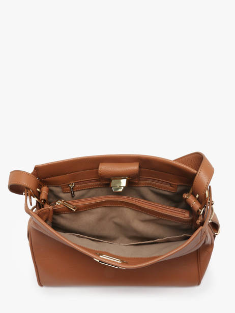 Shoulder Bag Mademoiselle Romy Leather Lancaster Brown mademoiselle romy 106 other view 3