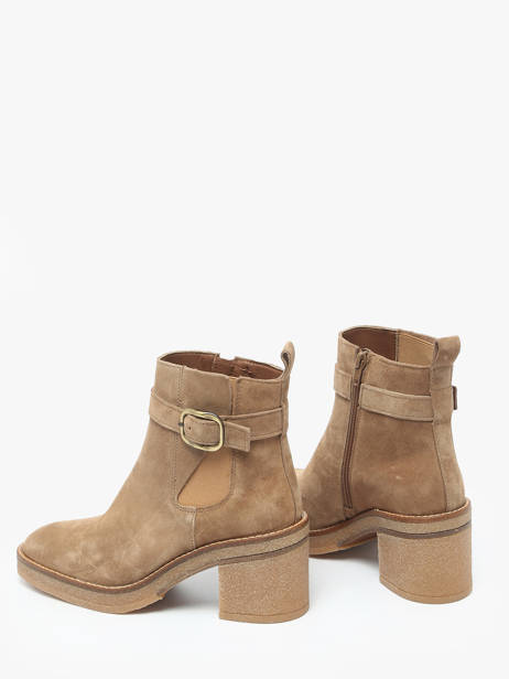 Heeled Boots In Leather Alpe Brown women 54651109 other view 2