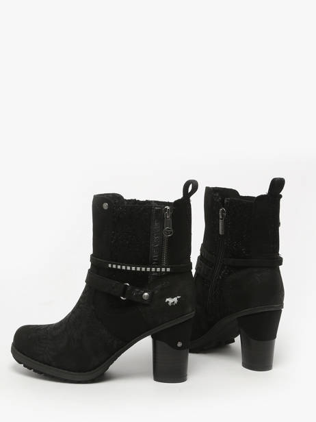 Heeled Boots Mustang Black women M0162009 other view 2