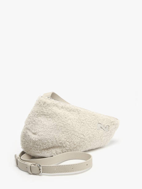 Leather Shearling City Perle Crossbody Bag Nathan baume Beige n city S other view 2