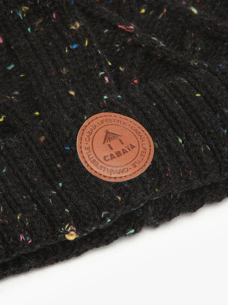Beanie Cabaia Black hats APPLETIN other view 1