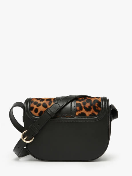 Sac Bandoulière Sienna Léopard Cuir Lancel Marron sienna A13753 vue secondaire 4