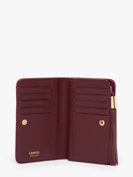 Compact Leather Premier Flirt Wallet Lancel Violet premier flirt A11136 other view 1