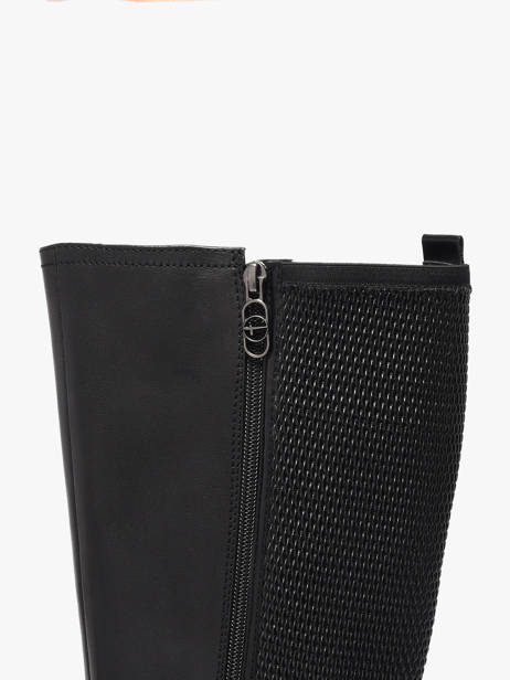 Bottes Cavalières En Cuir Tamaris Noir women 45 vue secondaire 3