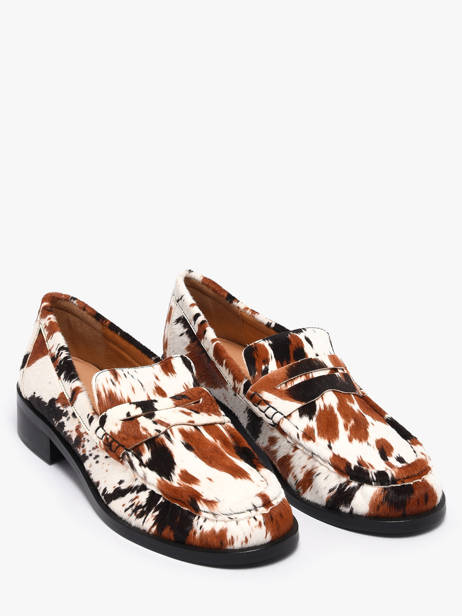 Moccasins In Leather Inuovo Multicolor women MDC071 other view 1