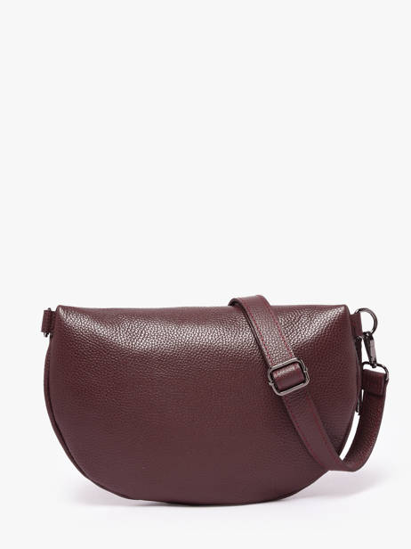 Sac Banane Caviar Cuir Milano Rouge caviar CA21123 vue secondaire 4