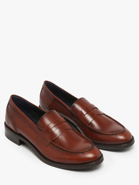 Mocassins Harvard En Cuir Dorking Marron women D8710 vue secondaire 1