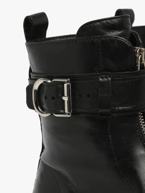 Bottines En Cuir Mjus Noir women L97202 vue secondaire 2