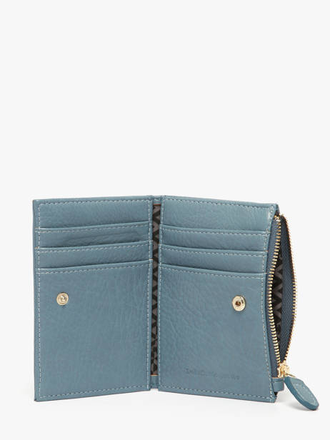 Portefeuille Zip Lulu castagnette Bleu zip CAPOR036 vue secondaire 1
