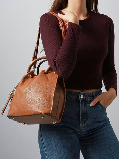 Backpack Ted lapidus Brown gretel TLAU8932 other view 2