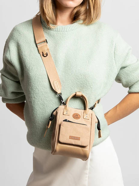 Nano Bag Crossbody 1 Compartment Cabaia Beige adventurer NANOBAG other view 1