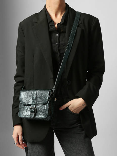 Leather L'essentiel Minuit Crossbody Bag Paul marius Green minuit ESSENMIN other view 1