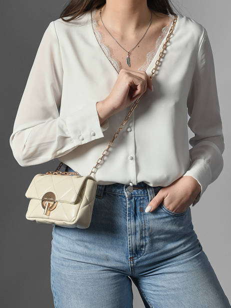 Sac Nano Moon En Cuir Vanessa bruno Beige moon 84V40326 vue secondaire 1