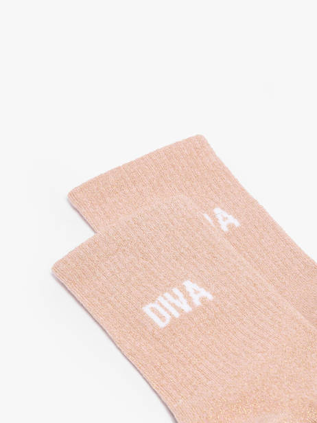 Chaussettes Miniprix Rose socks B03 vue secondaire 1